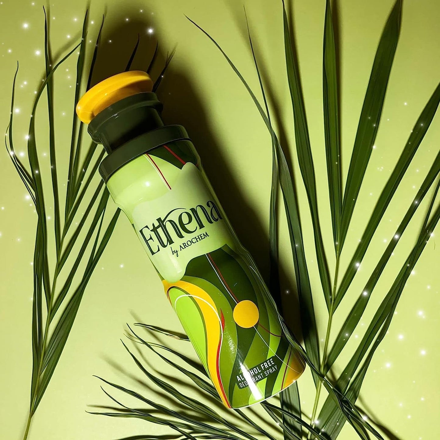 Ethena Alcohool Free DeoDorant Spray 200ml Aza 9ml Pure Perfume (Pack of 2)