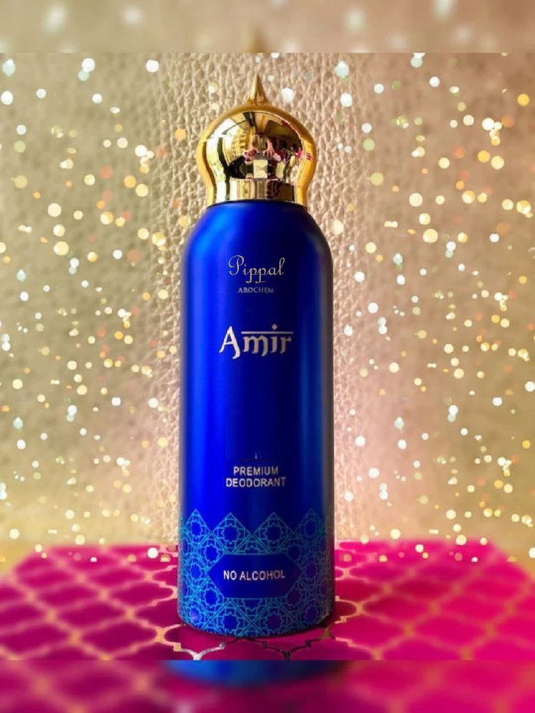AMIR PREMIUM DEODORANT No Alcohol 200 Ml (Pack of 3)
