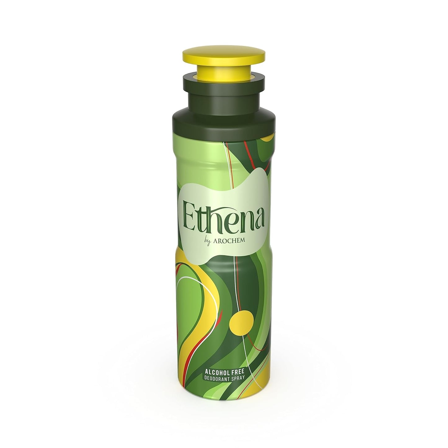 Ethena Alcohool Free DeoDorant Spray 200ml Aza 9ml Pure Perfume (Pack of 3)