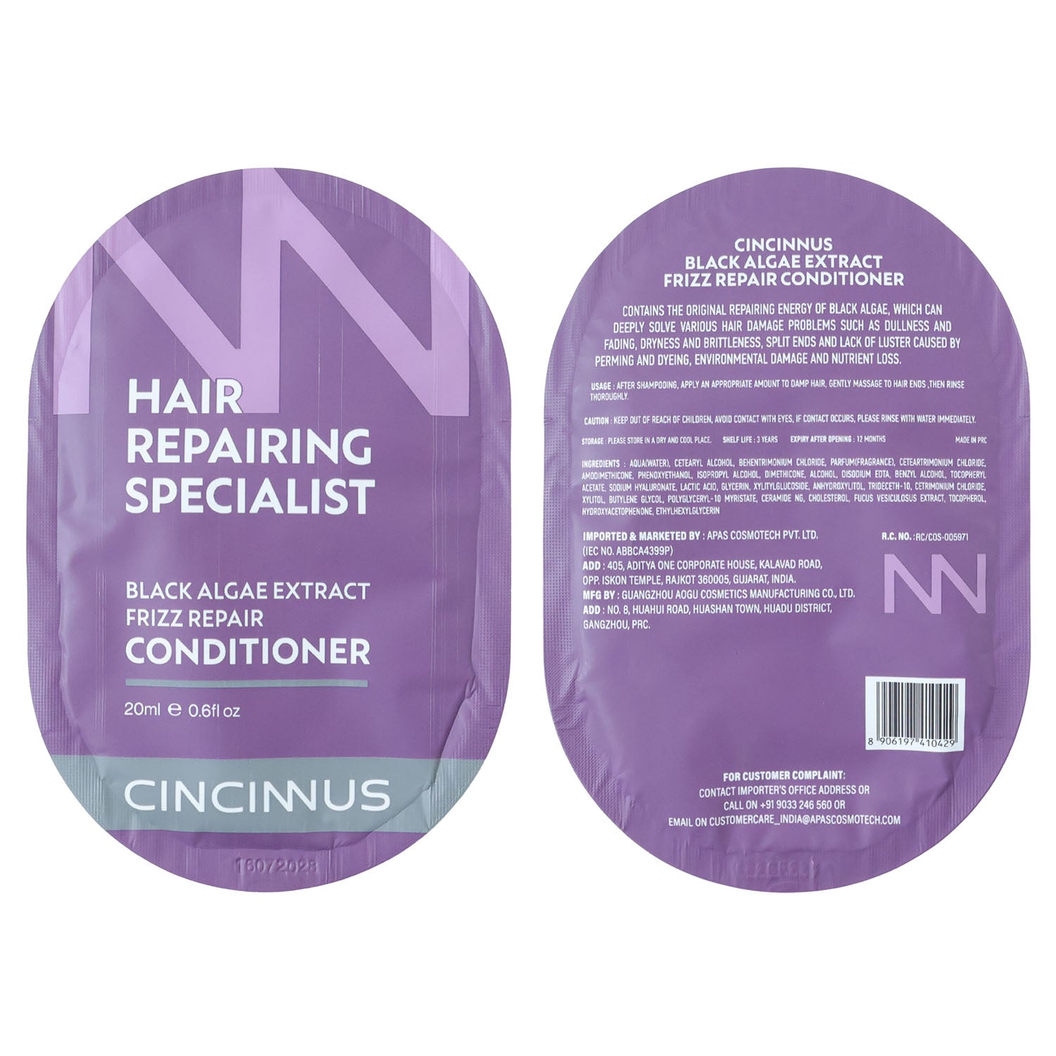 Hair Repairing Conditioner Sachet (20 Ml)
